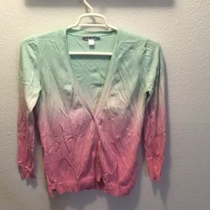 Cotton candy cardigan