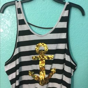 Tank Top (Gold Sequined)💛