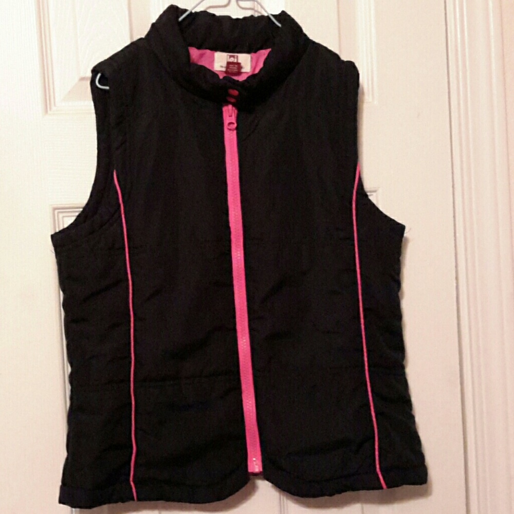 Girls Black Vest