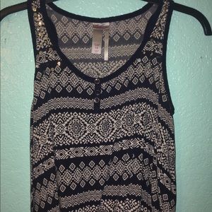Navy Tribal Tank Top💙