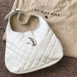 Burberry Quilted Hobo Bag