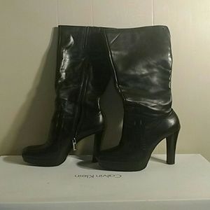 Calvin Klein Leather Boots
