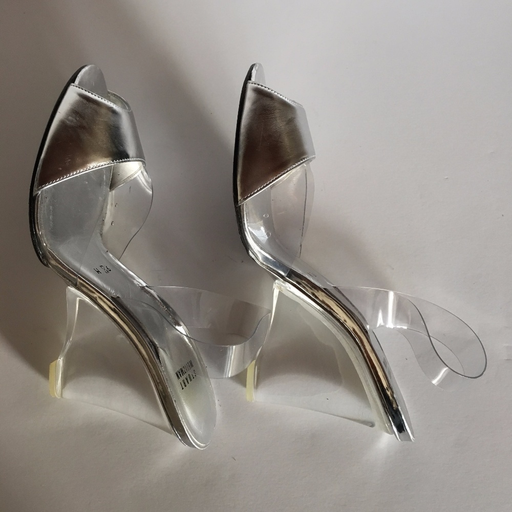 Stuart Weitzman - Clear Lucite heel