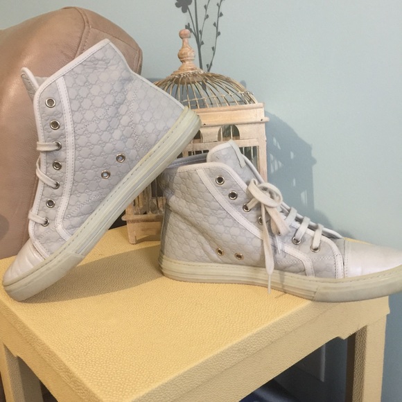 guccissima high top sneakers