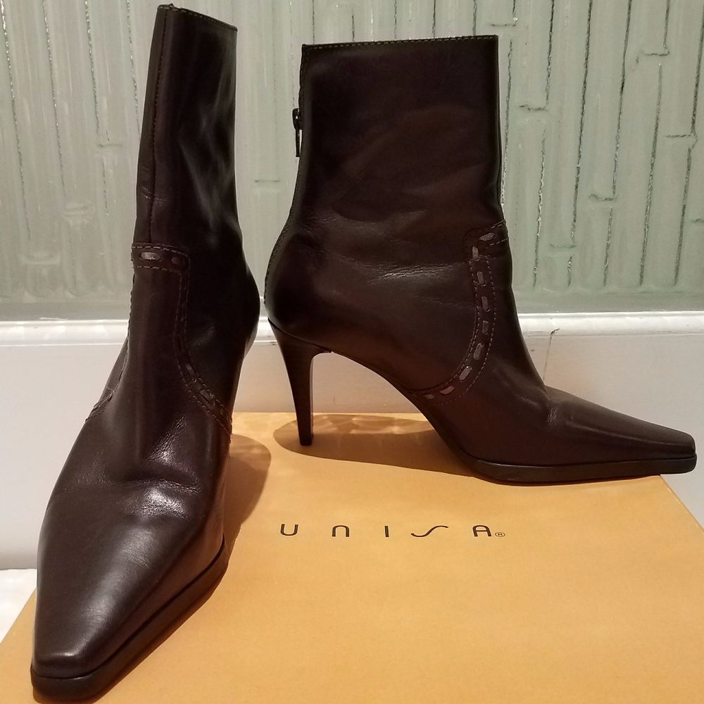 Unisa Leather Ankle Boots - Picture 1 of 7