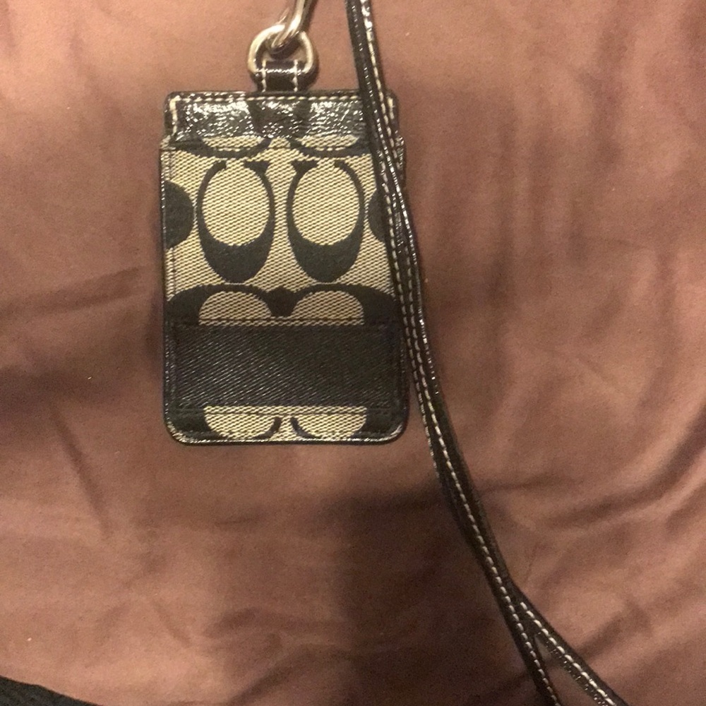 Coach lanyard
