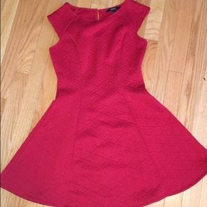 Forever 21 red pleated dress
