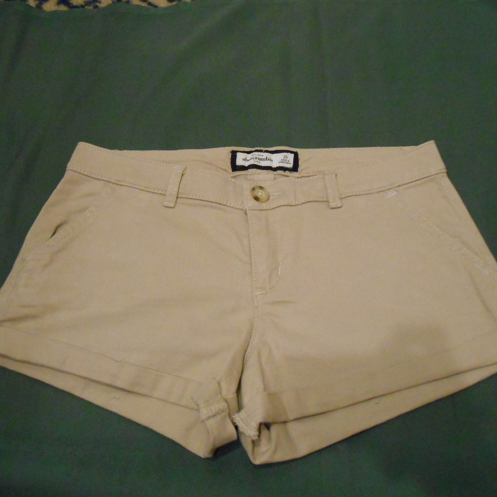 Abercrombie Kids Khaki Shorts Size 16