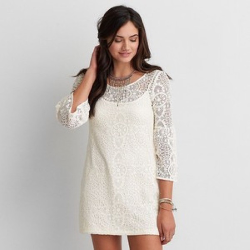 Angelic Flare Sleeve Dress
