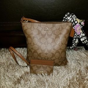 AUTHENTIC COACH PURSE AND WALLET