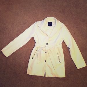 Jack. White winter coat.