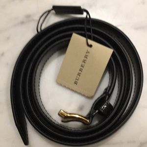 Burberry Kessock 20mm Woman’s Black Belt