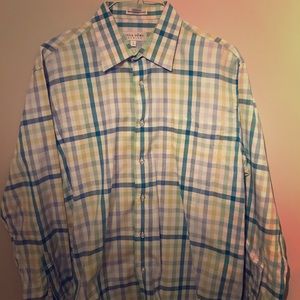 Linea Dome Checkered Button Down Shirt