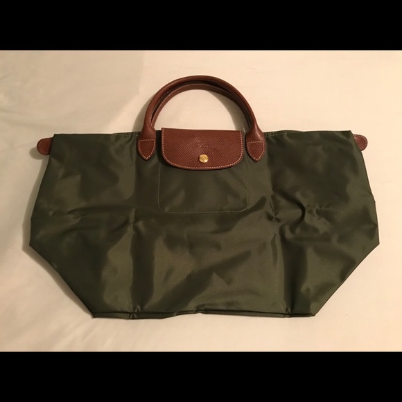 Longchamp Handbags - Longchamp Short handle Medium Nylon Tote