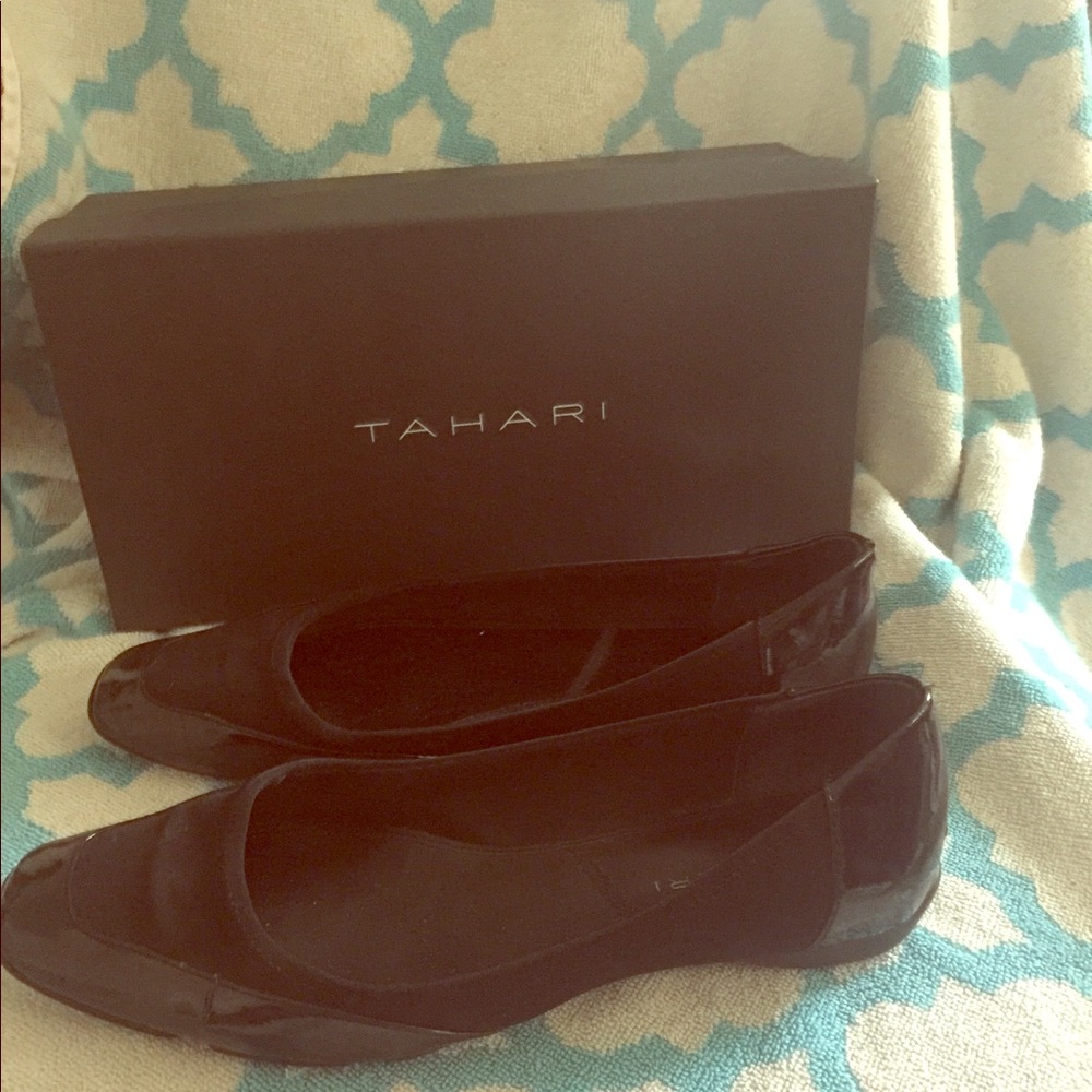 Black Patent Leather Flats