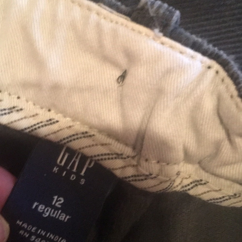 Charcoal grey corduroy pants