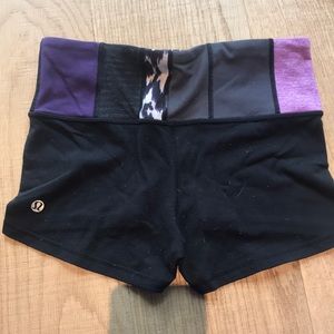 LULULEMON spandex shorts. SIZE 4