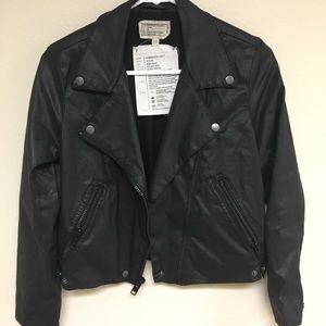 Current Elliot Black moto Jacket xs