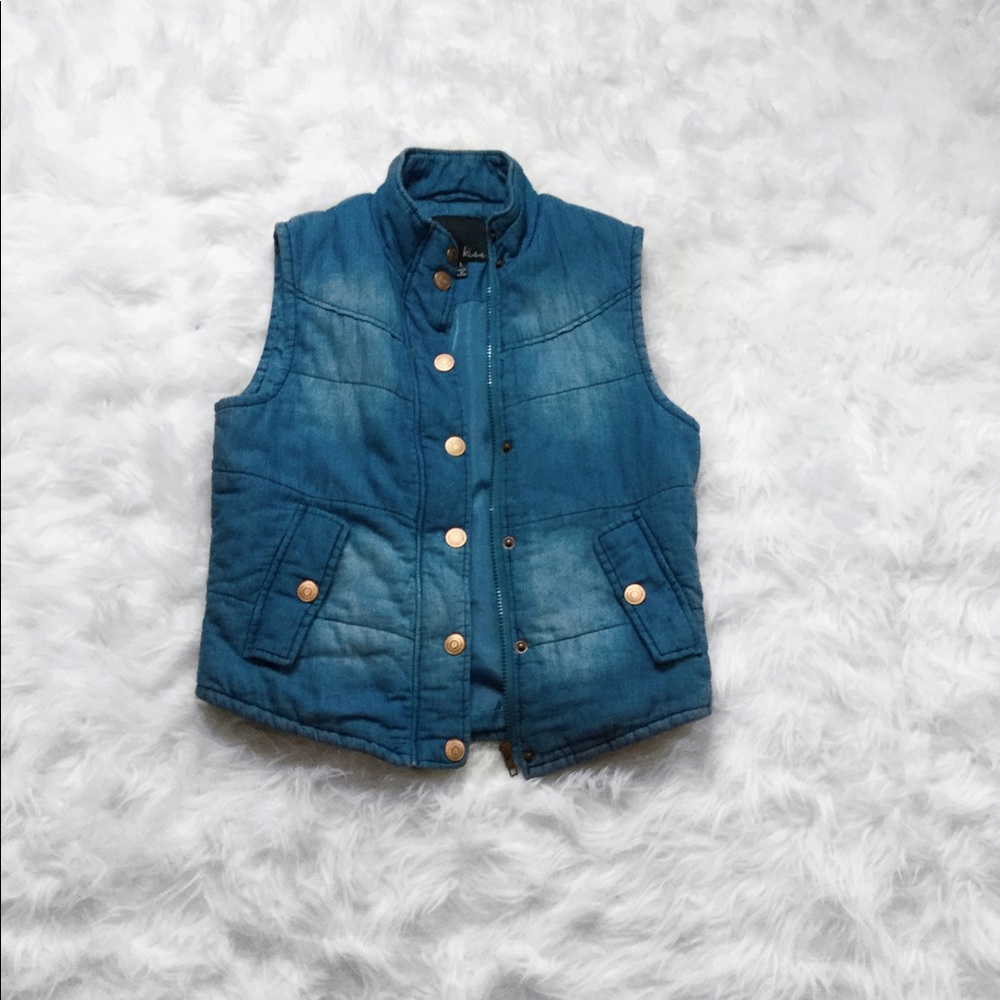 Denim Chambray Vest