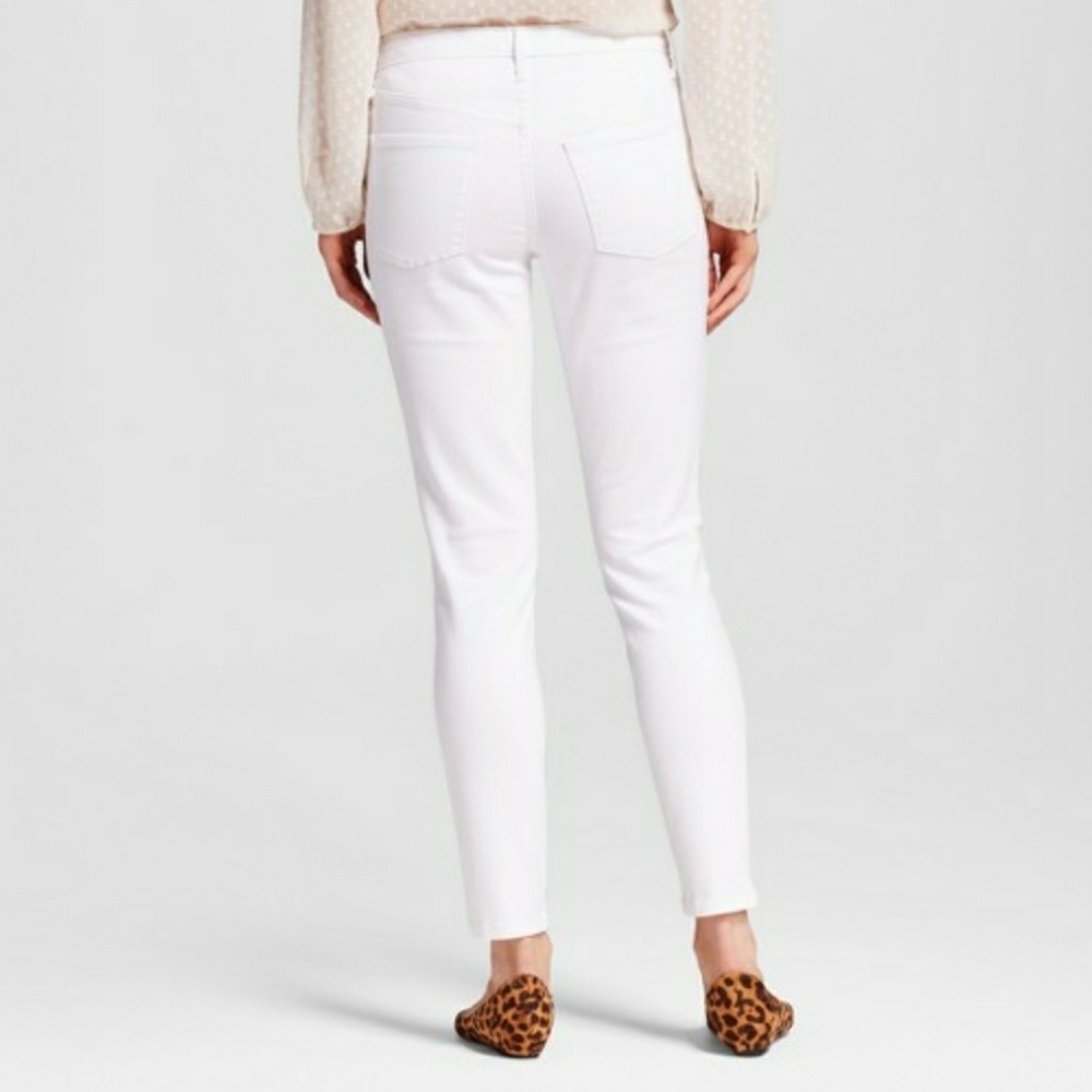 Massimo White Mid-Rise jegging Jeans
