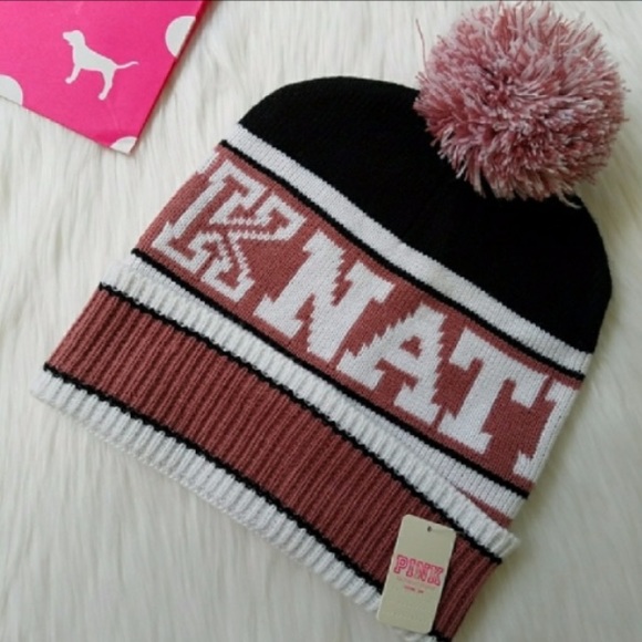 VICTORIA SECRETS PINK FUZZY HATS - Picture 2 of 3