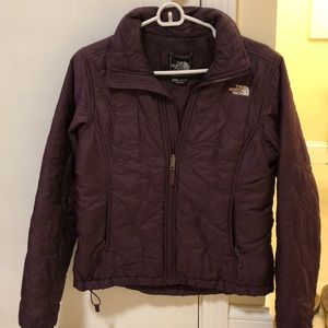 Purple north face jacket