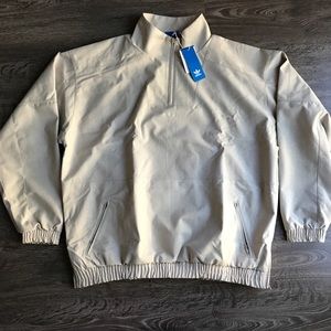 Adidas half zip wind breaker jacket