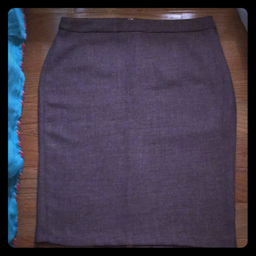 Purple tweed skirt