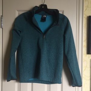 North Face 3/4 zip pull over