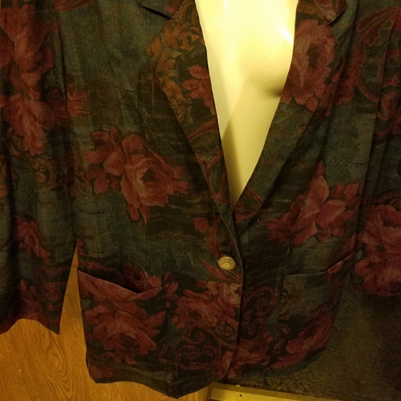 Foral Boyfriend Blazer - Picture 3 of 6