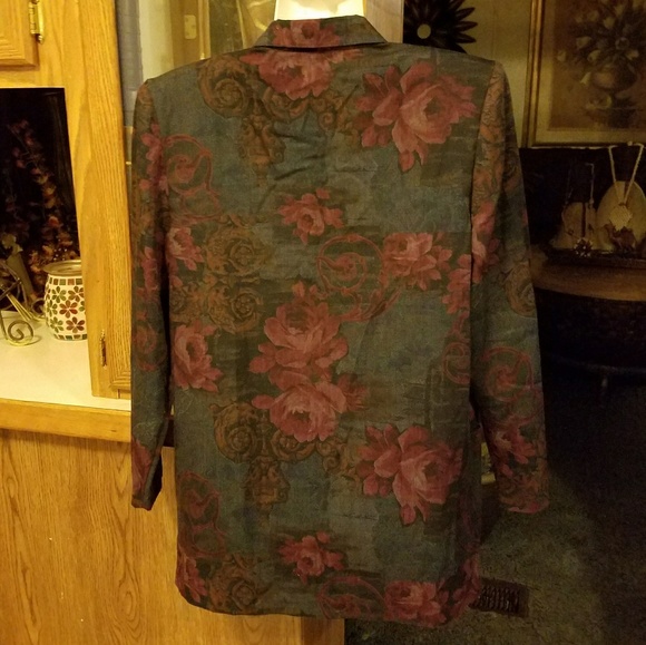 Foral Boyfriend Blazer - Picture 4 of 6