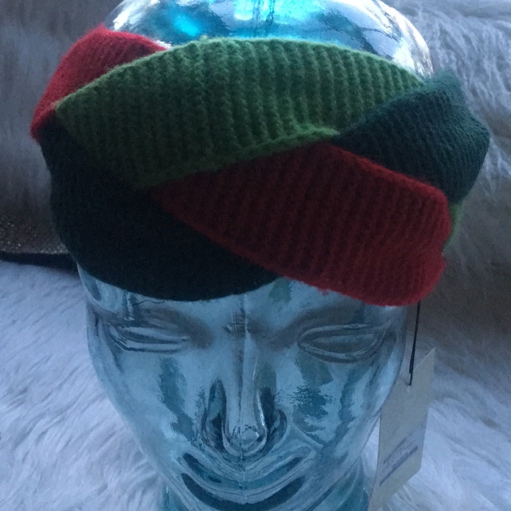 Teban Sponge Red & Green Headband