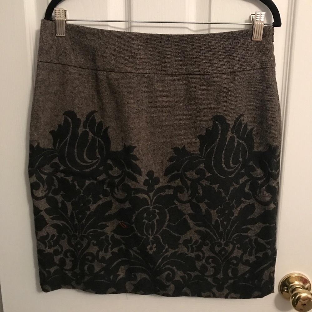 Lined Wool Skirt