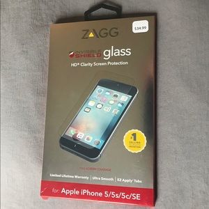 iPhone SE ZAGG tempered glass Screen Protector