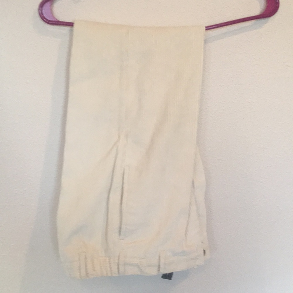 Bone colored corduroy pants