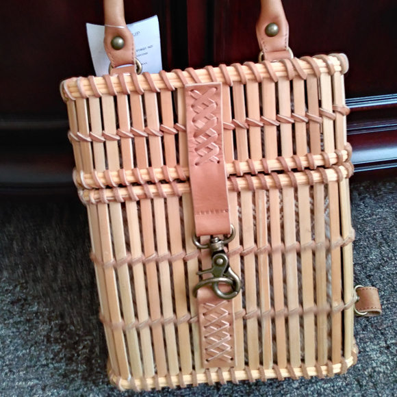 Bamboo Basket Backpack