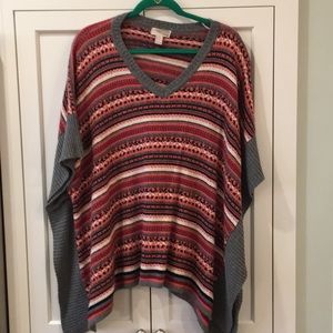 Forever 21 sweater poncho