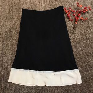 e by eci black skirt