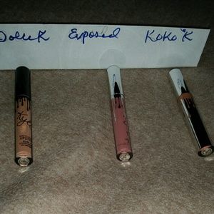 Kylie Jenner choice of lipsticks; Dolce K, Exposed