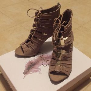 Jessica Simpson lace up heels