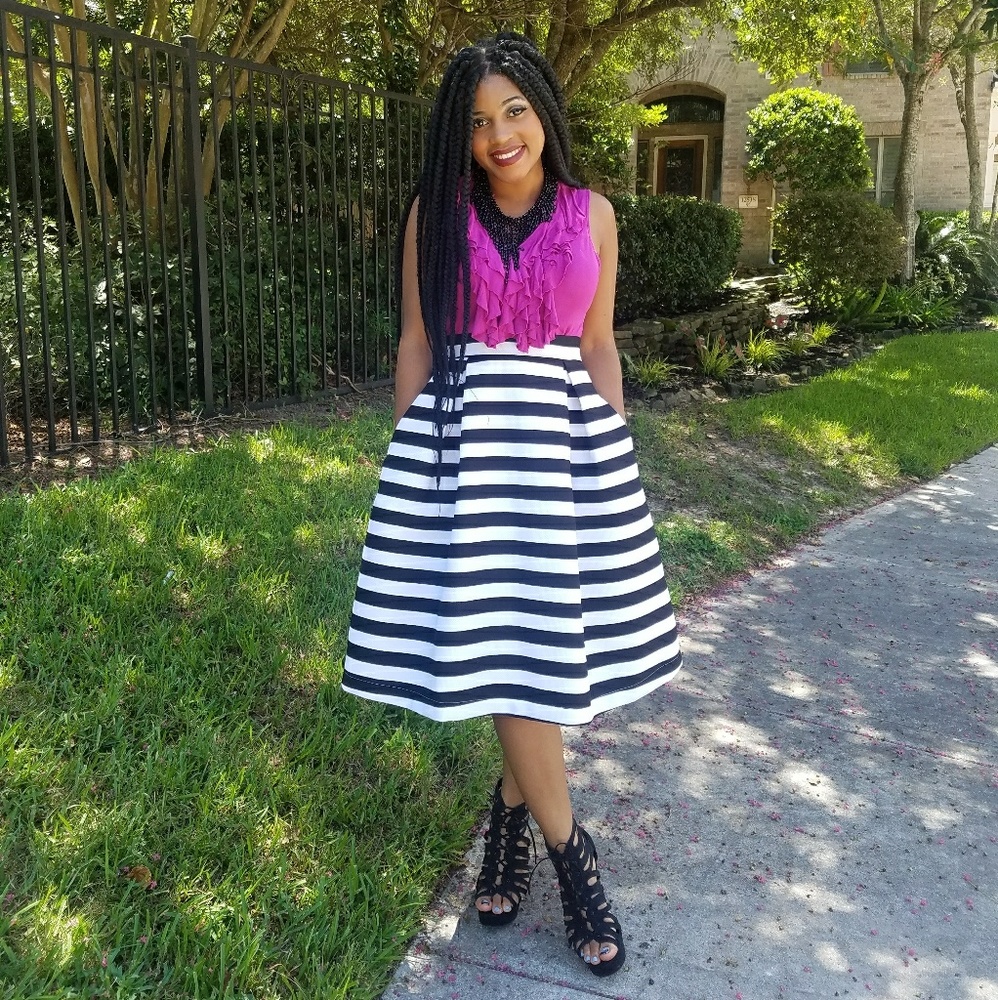 Black and White Skirt