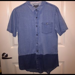Top Shop Two toned Jean shirt