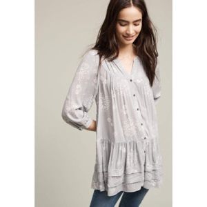 Holding Horses Anthropologie Pavin  Floral Tunic