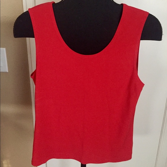 Casual Corner Gorgeous Red Tank - Picture 1 of 3
