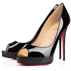 Christian louboutin peep toe shoes