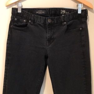 J.Crew Black Matchstick Jeans