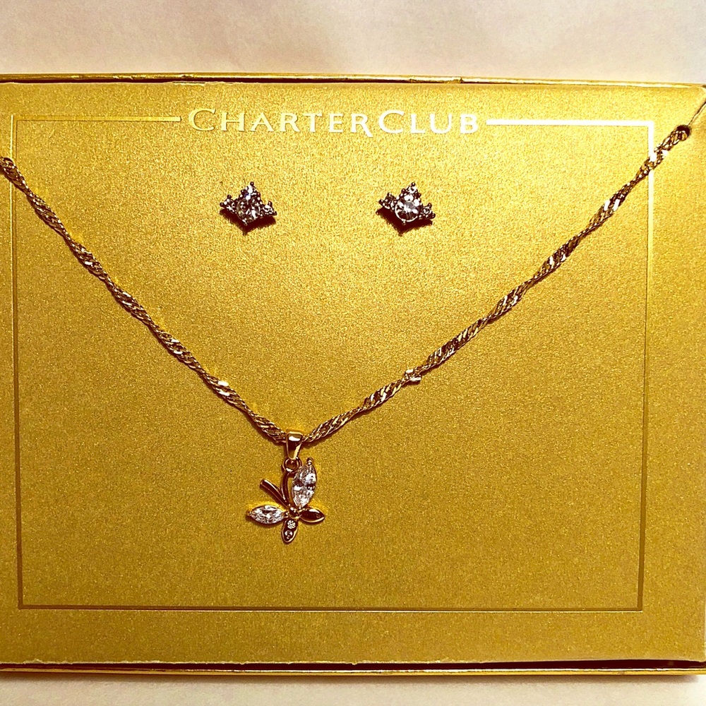SALE. Charter club necklace and earrings
