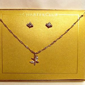 SALE. Charter club necklace and earrings