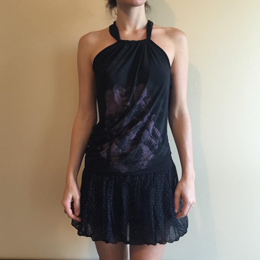 Legate unique black dress