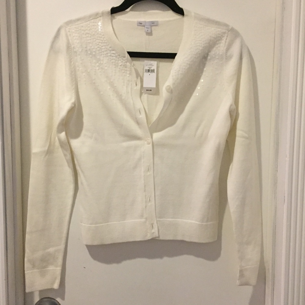 NWT sequined Gap cardigan